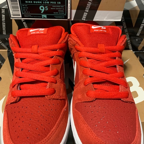 ❌SOLD❌Nike SB Dunk Low Challenge Red Sz9.5 DS RARE - Picture 5 of 5